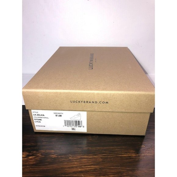 NIB LUCKY BRAND ZELKA Wedge Platform Ankle Strap Sandals Size 8-1/2M - Picture 8 of 8